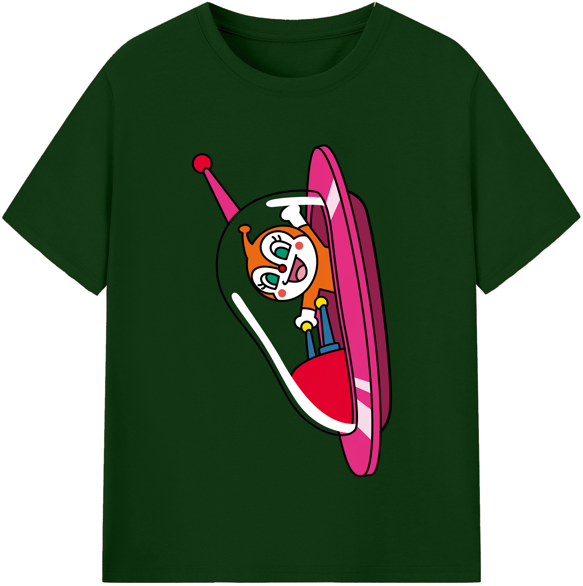 （画像用） アンパンマン Anpanman 綿100％半袖Tシャツ（フロントプリント）